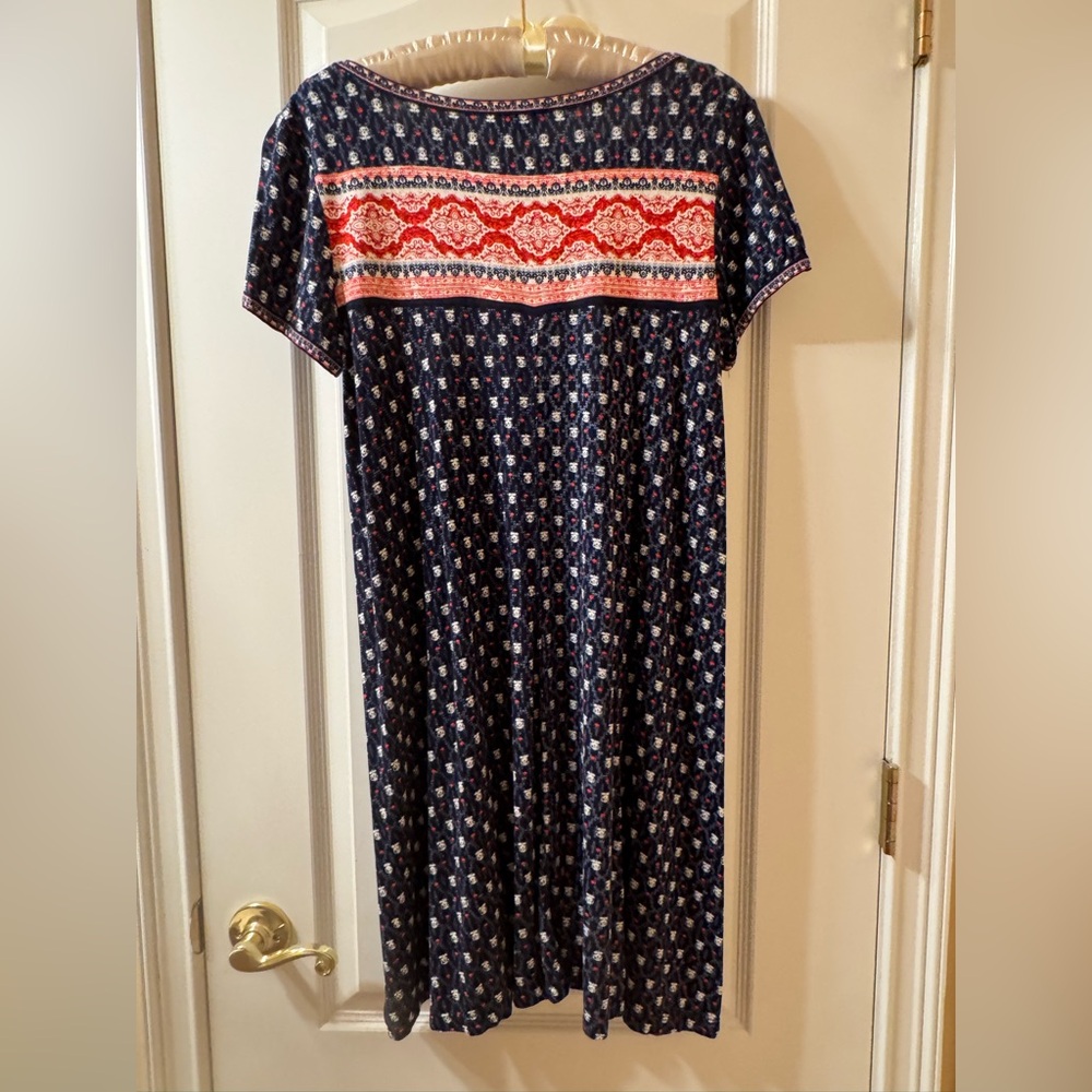 Max Edition Navy, Red and White Sundress Casual Resort Wear - Picture 4 of 10